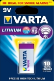 10x Varta 6122 Lithium 9V (blister 1)