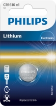 10x Philips Lithium CR1616 (blister 1)