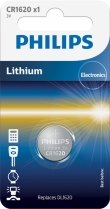 10x Philips Lithium CR1620 (blister 1)