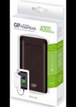 GP Black Power Bank GL301 for charging mobile USB devices 4000mAh